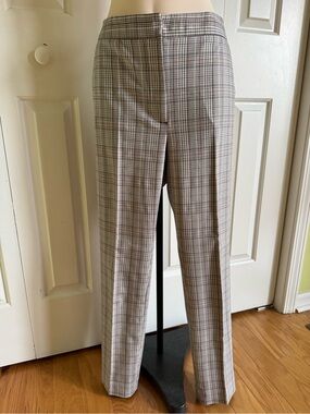 ZARA Women Checkered Cropped Pants L NWOT